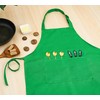 H.BETTER Kid Apron Adjustable Strap with 2 Pockets Painting Cooking