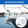 1/2" Boat Anchor Rope 100 ft with Anchor Chain 1/4"