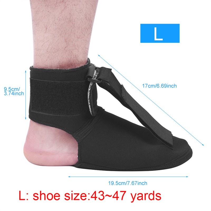 Adjustable Foot Droop Orthosis Ankle Foot Drop Postural Corrector Brace