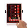 BEAMNOVA 4 Channel Digital Kitchen Timer Cooking Loud Alarm Stainless