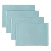 100% Cotton Ribbed Placemats - Set of 4-13 x 19
