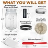 Ultimate Sourdough Starter Jar Kit 31.8 oz - Reusable Jar