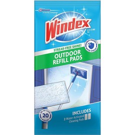 Windex Glass Clean Pad, 2 Count (Pack of 1)