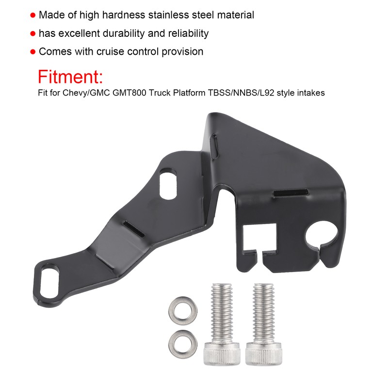 Intake Manifold Throttle Cable Bracket Fit for Chevy/GMC GMT800 99‑06