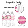 33 Pcs It's a Girl Water Bottle Labels, Baby Shower