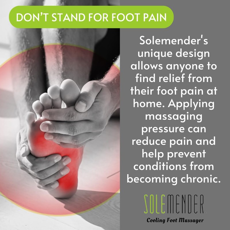 Solemender Replacement Foot Massage Roller to Soothe Foot Pain &