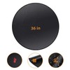 36 Inch Fireproof BBQ Mat,Fire Pit Mat,Fireproof Fireplace Mat,Under Grill