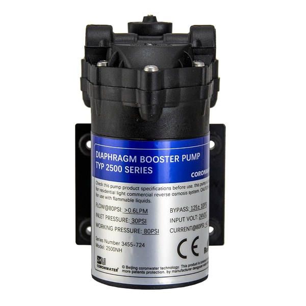 RO Booster Pump 24V 50 GPD Reverse Osmosis System