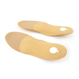 Berckland Luxury Leather Footbed (Natural) Made from 100% Sheepskin Leather Made in Germany Size 36-47, Leather