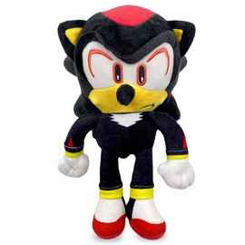 LGQHCE Sonnic Plush Doll, Hedggehog Plush Toy Figure Soft Stuffed Animal Doll Plushies Animal Plush Doll Cartoon Cuddly Doll Figurine Plush Birthday Gift for Boys and Girls (Black, 30cm)