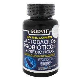 Lactobacilos Probióticos Y Prebióticos 50 Billones 30 Caps
