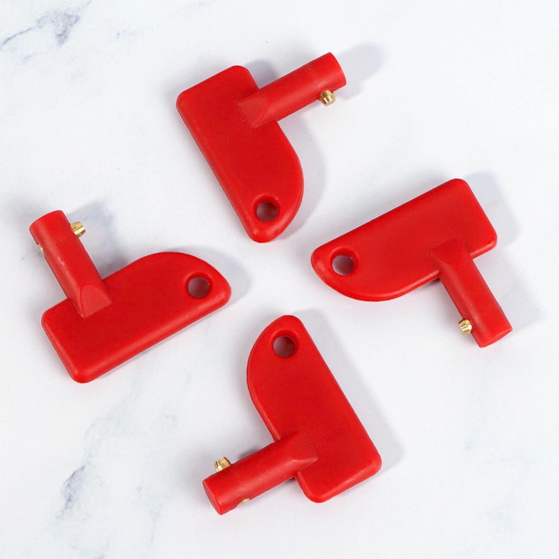 Battery Disconnect Key Ø14mm 4 Pcs, Battery Disconnect Switch Key