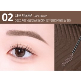 club clio Peripera Speedy Skinny Mascara 02 Dark Brown / 페리페라 스피디 스키니 마스카라 02 다크브라운 X3개 BNS
