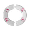 GWYAN 2 Pack Wall Split Flange ABS Round Escutcheon Plate