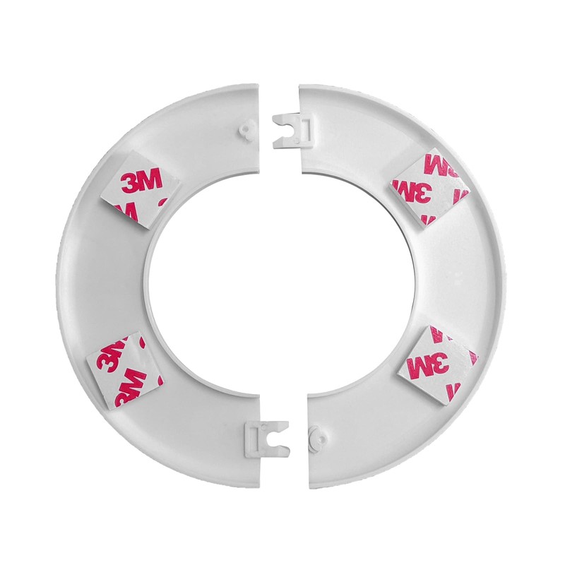 GWYAN 2 Pack Wall Split Flange ABS Round Escutcheon Plate