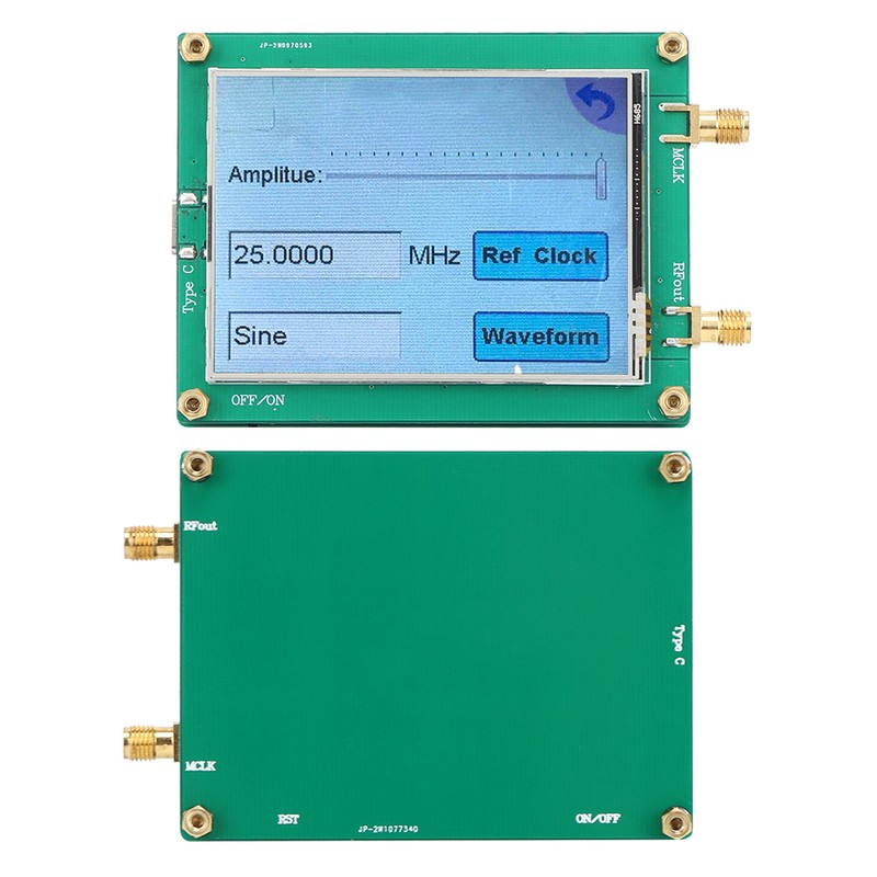 AD9833 TFT Full Touch Screen Signal Generator DDS Source Dot