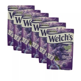 Welch's Lot of 6 Boxes Welch's Grape Juice Zero Sugar SINGLES TO GO Drink Mix