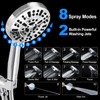 AISINYI® 5" Filtered Shower Head with Handheld, 10 Functions High
