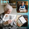 Large 10X Magnifying Glass with Light, Hands Free Magnifying Glass