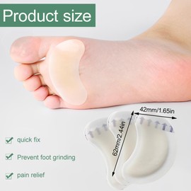 20 Stück Hydrokolloid Pflaster, Wasserdicht Gel Pflaster, Blasenpflaster Ferse Hydrokolloid Pflaster, Gel Pflaster Blasenprävention, Verhindern Fußreibung, Unsichtbar und Bequem