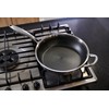 Servappetit 3qt Saute Pan w/Lid & Hex Lining Silver