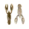 Crawz 2.5 Inch Rig Creature Bait 324Pk6 Molting Craw Trdcr3