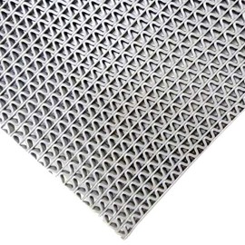 VinWave Mini 1/4" Thick Vinyl PVC Wet Area Floor Mat for Swimming Pool Shower Sauna SPA Bath Tub Bath Splash Matting Water Drain Wet Flooring Anti-Slip Indoor/Outdoor (3' x 11', Gray)