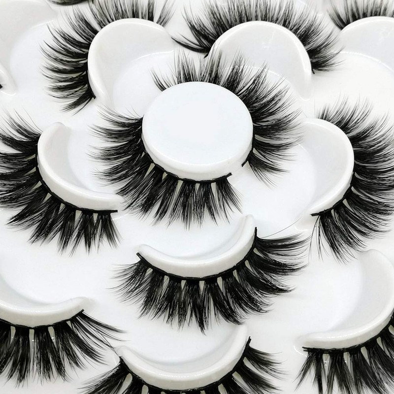 DAODER Lashes False Eyelashes Long Dramatic Mink Lashes 15mm Thick