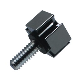 Amavoler Motorcycle 6mm Aluminum 1/4'' Seat Cross Screw Bolt for Harley Davidson Sportster Softail Dyna Street Glide 1996-2015 (black)