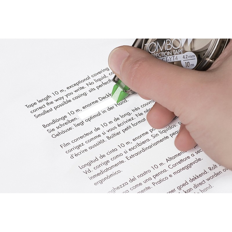 3 x Tombow CT-YT4 Correction Roller, Side Roll, 4.2 mm