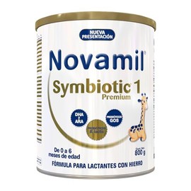 NOVAMIL Symbiotic Etapa 1 Fórmula con Hierro. Bote con 800g.