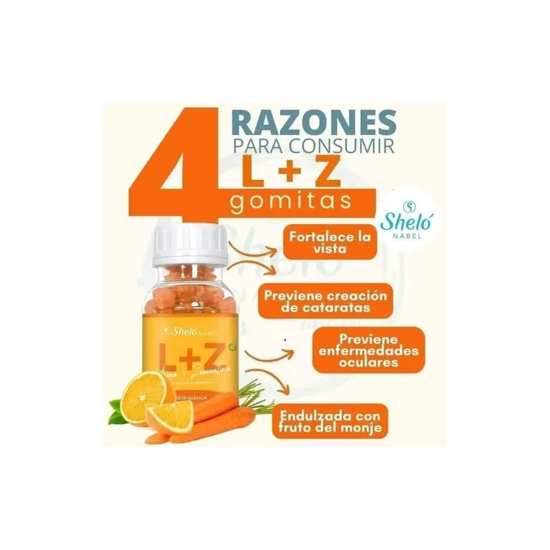 Kit Gomitas Polvo Luteína Zeaxatina Para La Vista