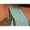 GEMITEX Striped Awning Green 150 x 290 cm Cotton