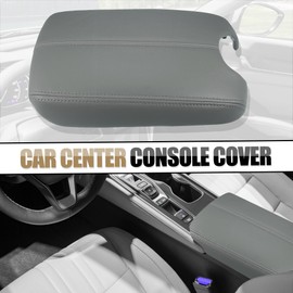 X AUTOHAUX 1 Set Car Center Console Cover Front Door Panels Armrest Replacement for Honda Accord 2008 2009 2010 2011 2012 Light Grey