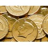 Palmer's 1 LB Gold Foil Wrapped Chocolate Kennedy Half Dollar