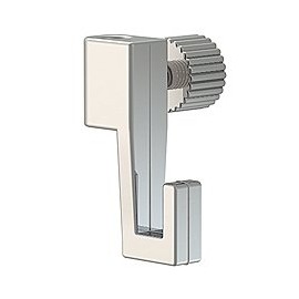 Art & More Picture Hooks for Picture Rails, Set of 10 Adjustable Picture Hangers for Gallery Rails/Gallery Rails, Load Capacity up to 4 kg