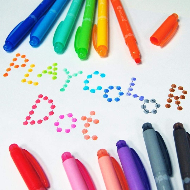 Tombow Play Color Dot Pen Water Based Marker, 3 Colors