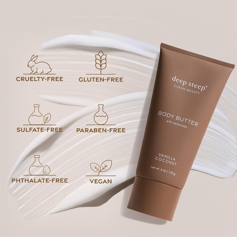 Deep Steep Body Butter, 6 oz – Rich Moisturizer with