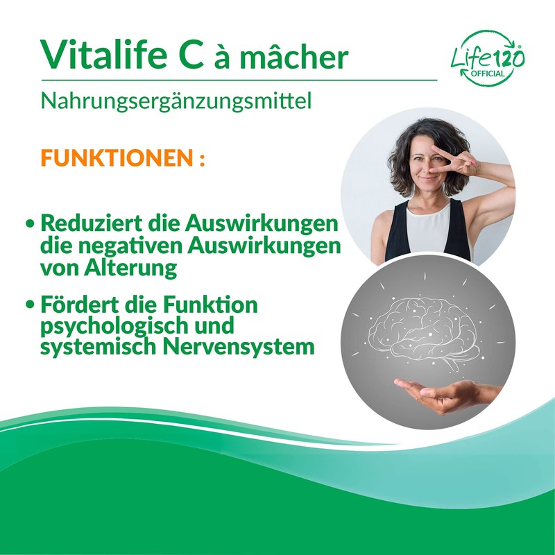 Life 120 - Vitalife C - 90 Tablets Vitamin C
