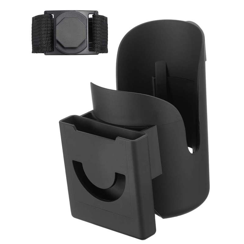 JOYTUTUS Cup Holder for Wheelchair, 2 in 1 Water Bottle