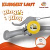 Bicycle Bell Kids - Excavator/Yellow - Funny Bicycle Bell Kids