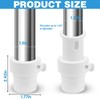 CYUXING White Pool Umbrella Holder Adapter Supplies, Umbrella Pole Stabilizer