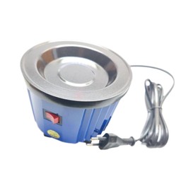 perfeclan Bastelkleber -Topf Elektrische Schmelztopf 100W Professionelles Zubehör Tool EU Stecker Heißkleber -Pfanne für Tischplattenanfänger, Blau