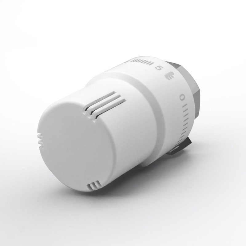 Vancoco Thermostatic Head Radiator Valve, Thermostat Heating, Heating Valve, White,