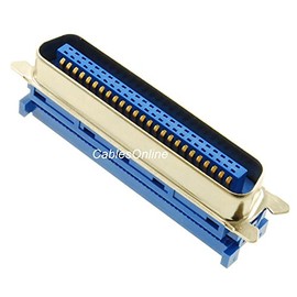 CablesOnline Centronics 50-Pin IDC Type Male CN50 Crimp Connector for Ribbon Cable, CN-203