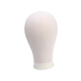 Canvas Head and Stand Canvas Mannequin Head 23 Inch Wig Head Canvas Holder Canvas Wig Head Display Mannequin Mannikin Head Bracket Model Manny Khaki Head Mannequin