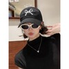 Sumleno Womens Trendy Cute Bow Baseball Cap Y2k Aesthetic Preppy