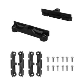 YAODHAOD CPU Back Plate Cooling Fan Bottom Iron Shelf for AM4 AMD Bracket B350 X370 X470 A320 Motherboard (Black, CPU Fan Mount)