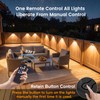 Bridika Solar Deck Lights with Remote, 16 Pack Fence Lights