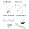 Eyekepper Primavera bisagras Vintage lectura gafas hombres lectores(Transparente Marco,+1.75)